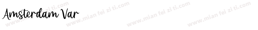 Amsterdam Var字体转换